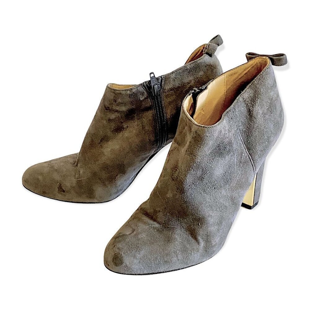 Kate Spade ankle boots Netta , gray suede, Size 9.5 - Picture 5 of 10